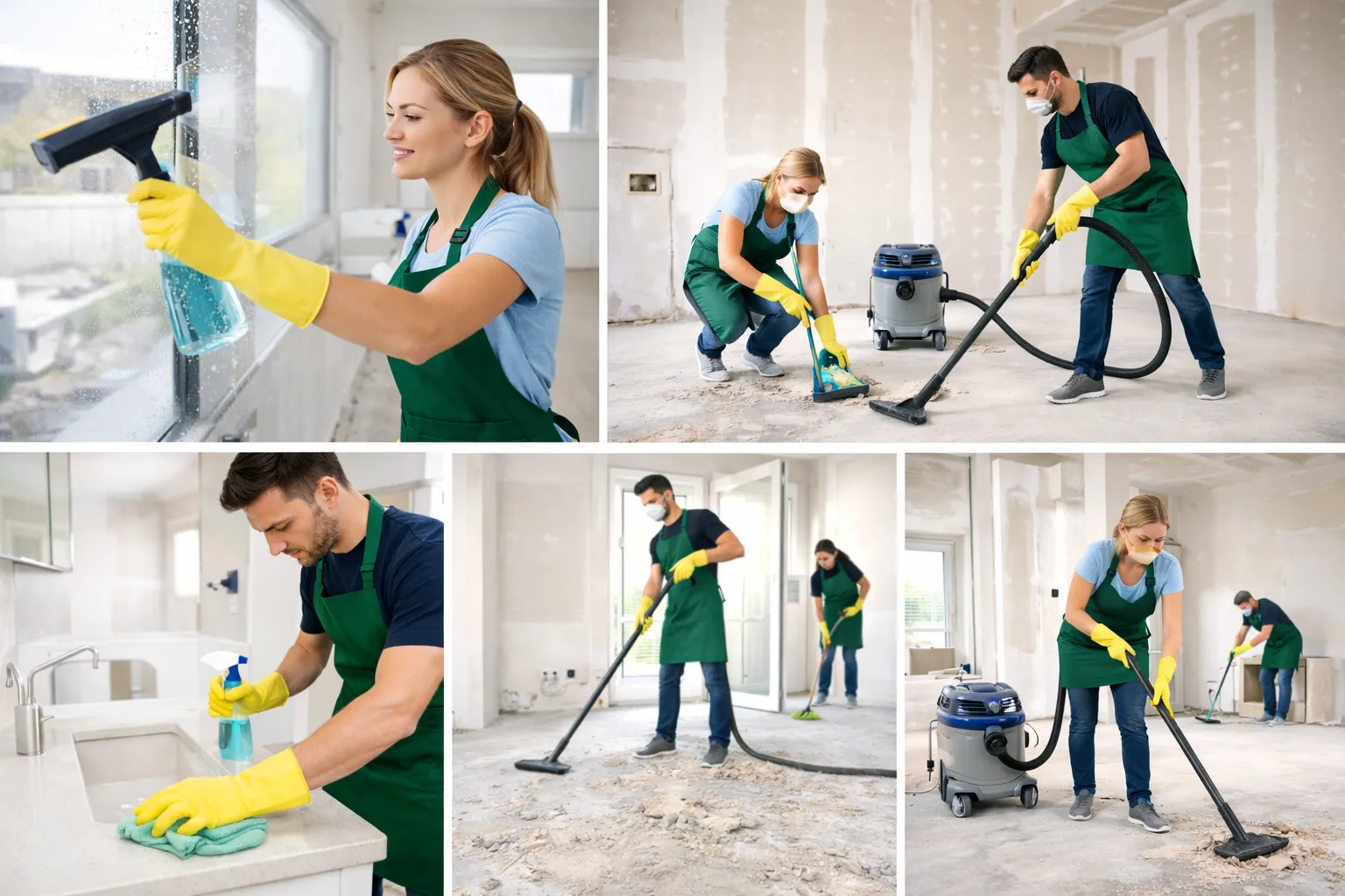Cleaning team