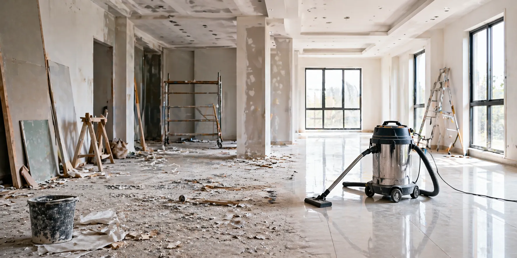 Post Construction banner in West End